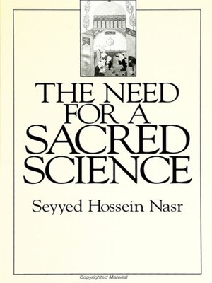 cover image of The Need for a Sacred Science